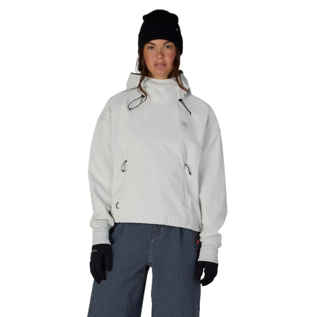 686 Waterproof Team Crop Hood Womens Limestone S