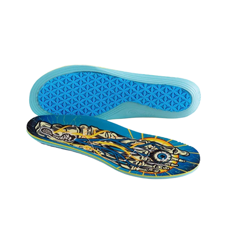 Remind Destin Impact Reflexology 5.5mm Insoles Blue 7-7.5