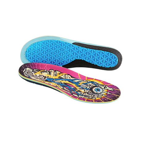 Remind Cush Impact Reflexology 5.5mm Insoles Purple 12-12.5