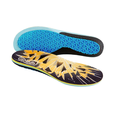 Remind Cush Impact 7mm Insoles Black Yellow 11-11.5