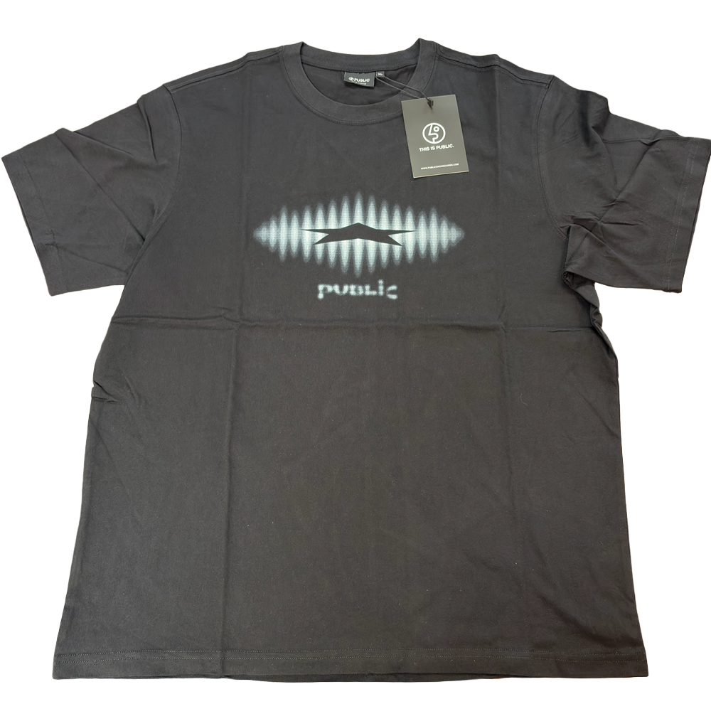 Public Glow Tshirt Black