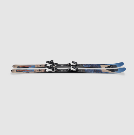 Nordica Enforcer JR 80s M7 Ski Combo Blue Grey 150