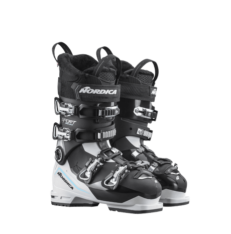 Nordica Sportmachine 3 75w Womens Ski Boots Black Grey Blue 26.5