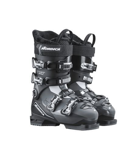 Nordica Sportmachine 3 65w Womens Ski Boots Black White 26.5