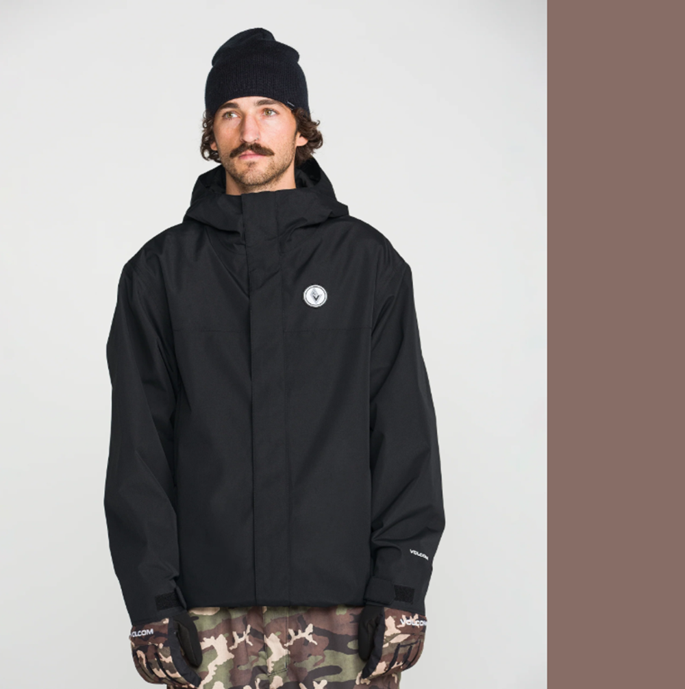 Volcom Buck Three Eighty Insulated Jacket Black
