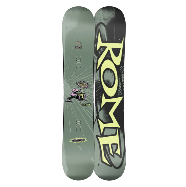Rome Artifact Snowboard 2027 Green 150