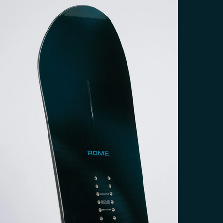 Rome Stale Crewzer Snowboard 2027 Black Blue 154