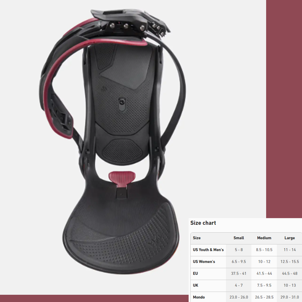 Jones Mercury FASE Bindings 2027 Black Pink Small
