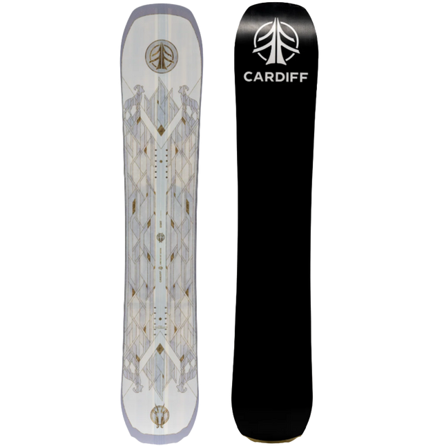 Cardiff Goat Enduro Snowboard White 154