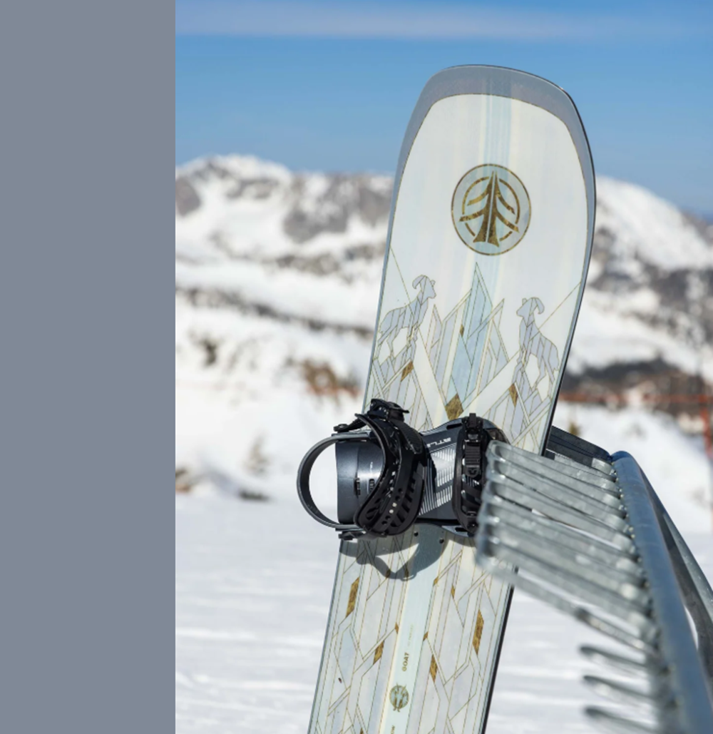 Cardiff Goat Enduro Snowboard White 154