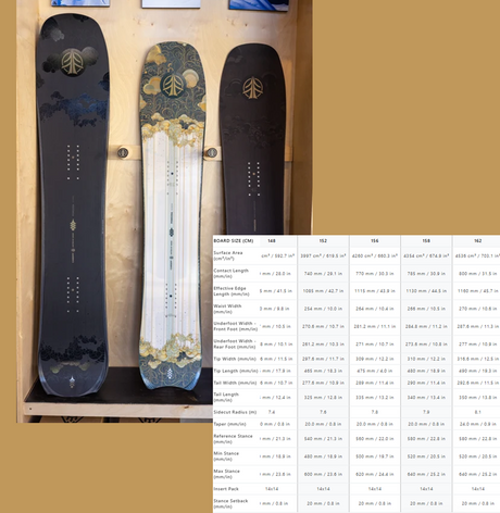 Cardiff Powgoda Enduro Snowboard White Gold 156