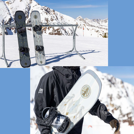 Cardiff Goat Pro Carbon Snowboard Grey 162