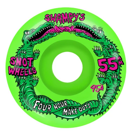 Snot Swampy Four Hour Conical Wheels Set Neon Green 55/99a