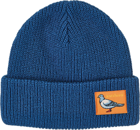 ANTI HERO LIL PIGEON LABEL CUFF BEANIE OSFM-NAVY ORANGE