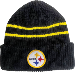 BAKER STEALING BEANIE BLACK YELLOW