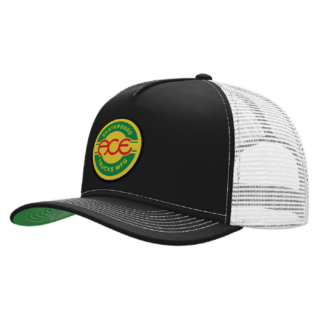 ACE RASTA SEAL TRUCKER HAT ADJ-BLACK