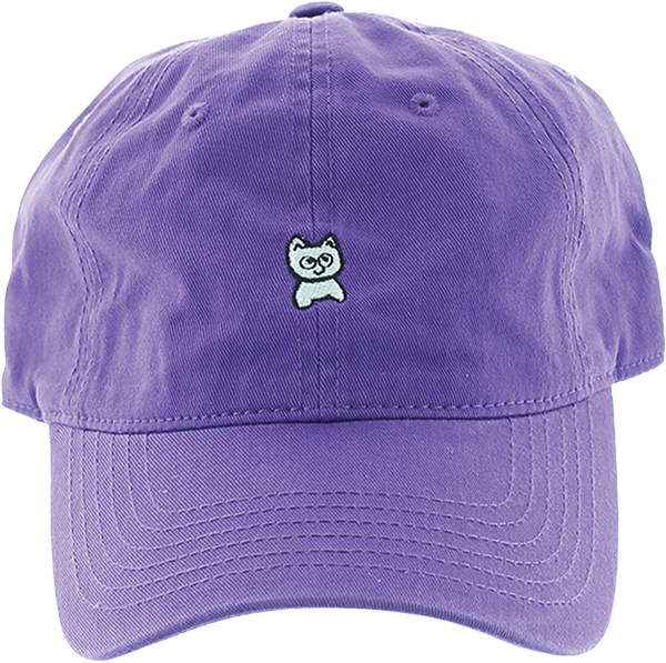 MEOW UNSTRUCTURED MINI CAT HAT ADJ PURPLE