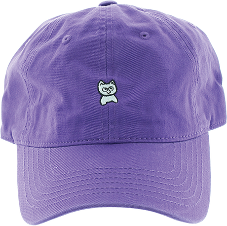 MEOW UNSTRUCTURED MINI CAT HAT ADJ PURPLE