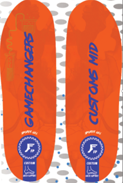 FOOTPRINT GC ELITE SPORTS FOOTPRINT MID 5-7MM ORG 13-13.5