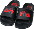 SPITFIRE DEMONSEED SCRIPT SLIDE SANDAL 10 BLK/RED/WHT