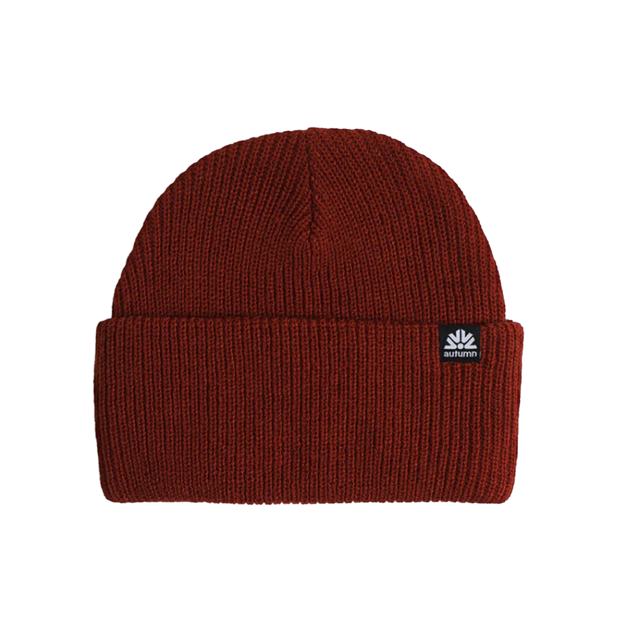 Autumn Simple Solid Beanie Harissa