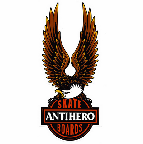 Anti Hero Basic Eagle Slides Black Gold 9