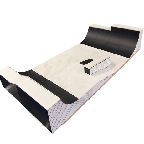 APEX FINGERBOARD PARK Black White 2x3