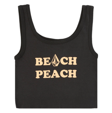 Volcom Coastal Tidal Wave Tank Womens Vintage Black M