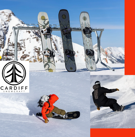 Cardiff Rotor D-Twin Snowboard White 156