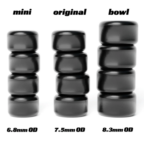 Delidecks Pro Fingerboard Wheels Mint 8.3 Bowl 95a