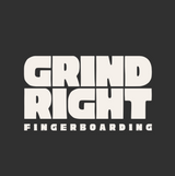 GrindRight Fingerboard 5Stair Gap to Rail Raw Silver 9inch
