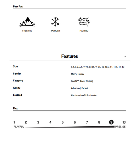 K2 Aspect Snowboard Boots 2027 Mens Black 9