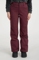 Oneill Star Melange Snow Pants Womens Wine M