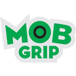 MOB Logo Sticker Med White Green 3.25 inch