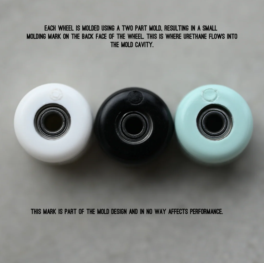Delidecks Pro Fingerboard Wheels Mustard Yellow 7.5 og 95a