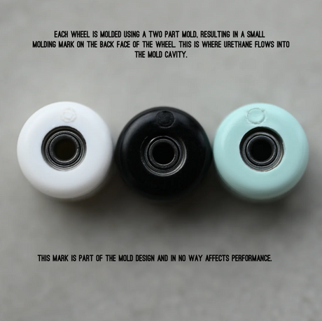 Delidecks Pro Fingerboard Wheels Reaction Green 7.5 og 95a