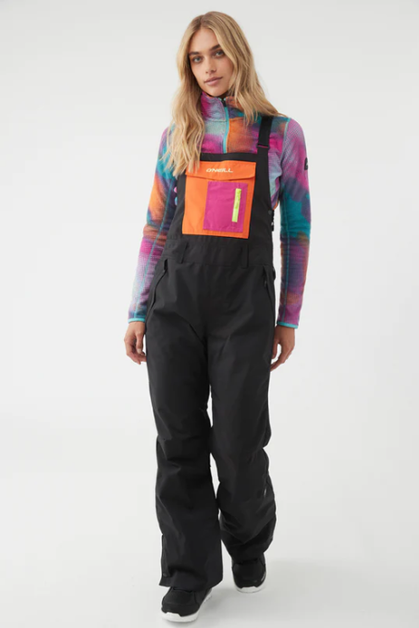 Oneill Original Bib Pants Womens Black Color
