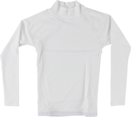 BLOCK SURF RASH GUARD / LONG SLEEVE S-WHITE