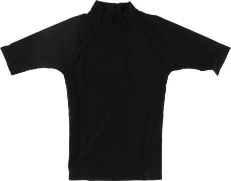 BLOCK SURF RASH GUARD / SHORT SLEEVE L-BLACK