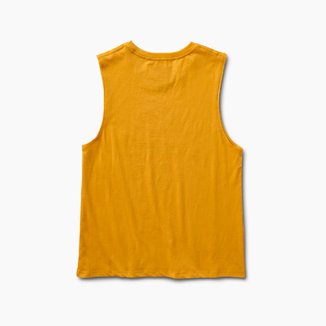 Reef Crystal Muscle Tank Womens Gold L