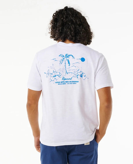 Rip Curl Aloha Hotel Paradise Tshirt White