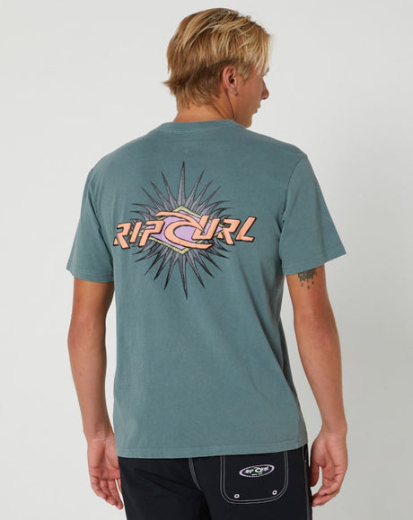 Rip Curl Quest Tshirt Blue Stone OG Fit M