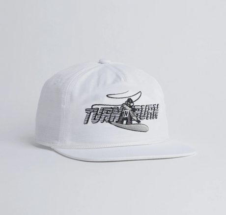 Coal Field Hat Turn N Burn White Snapback