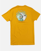 Rip Curl Shred Tee Mens Tshirt Mustard S