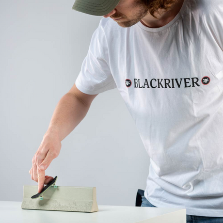 Blackriver Marble Box Ledge Fingerboard Obstacle Black 3x11