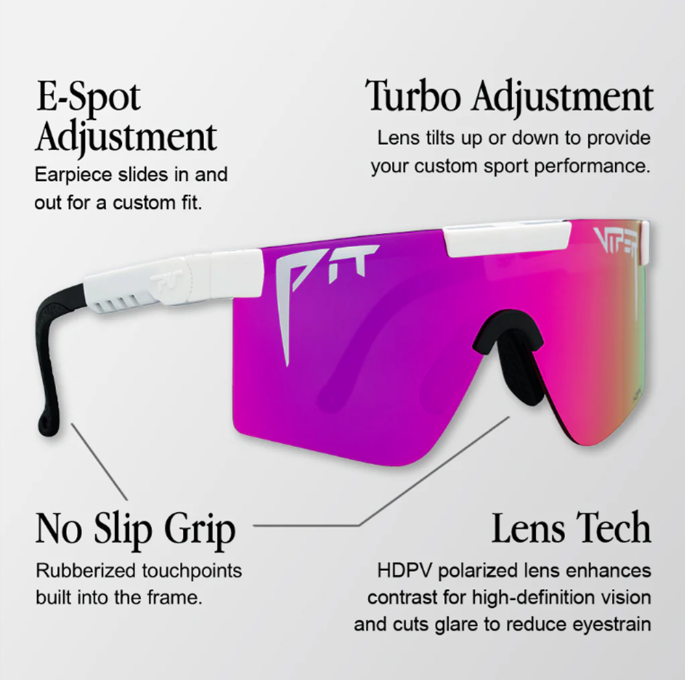 Pit Viper Originals Sunglasses Miami Nights Z87 Pink